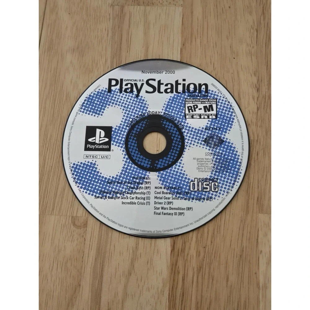 PS1‎ Nuclear Strike And Demo Disk #38 (November 2000) Disks Only